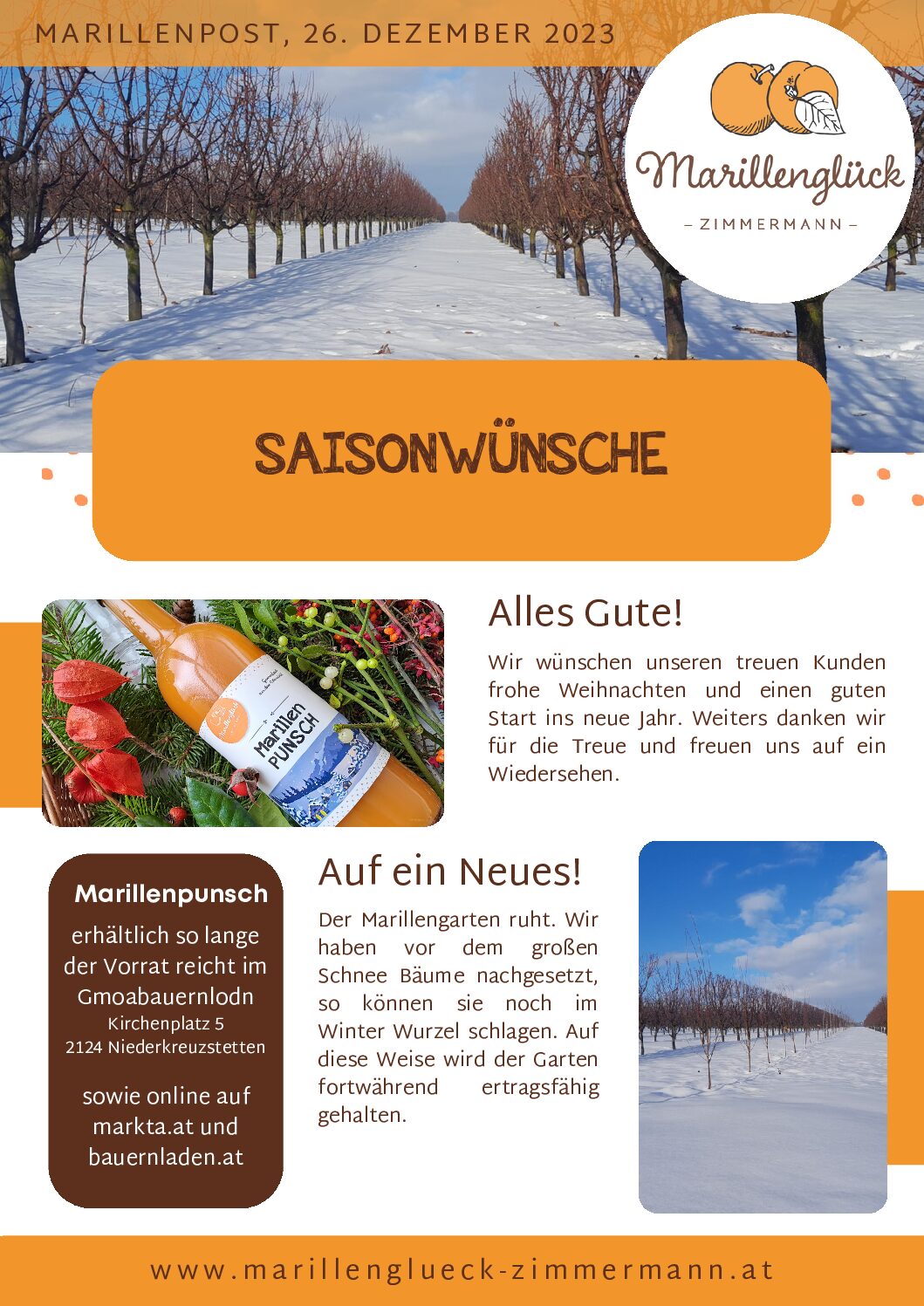 Featured image for “Marillenpost 4, Dezember 2023”