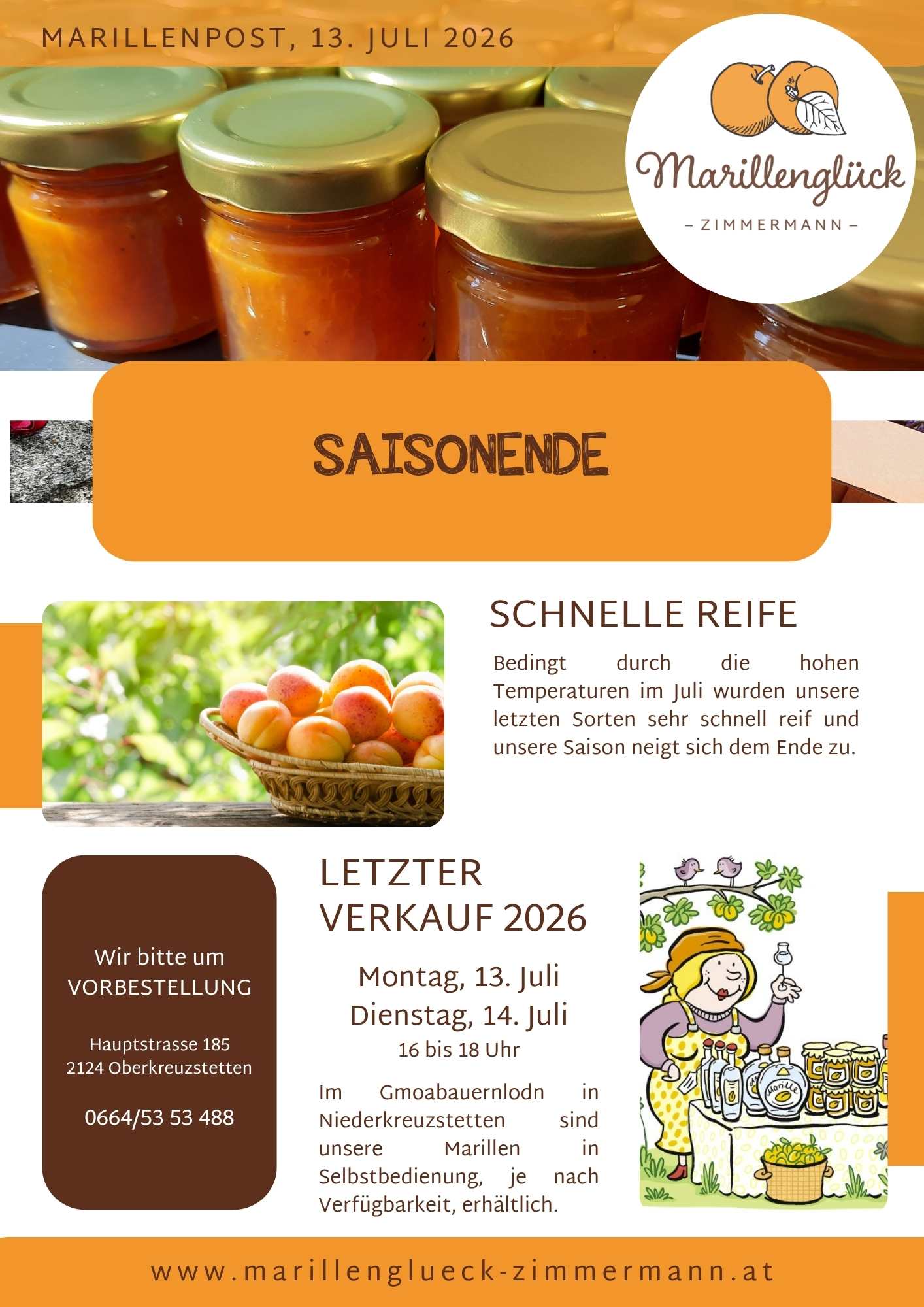Featured image for “Marillenpost 11, Juli 2026”